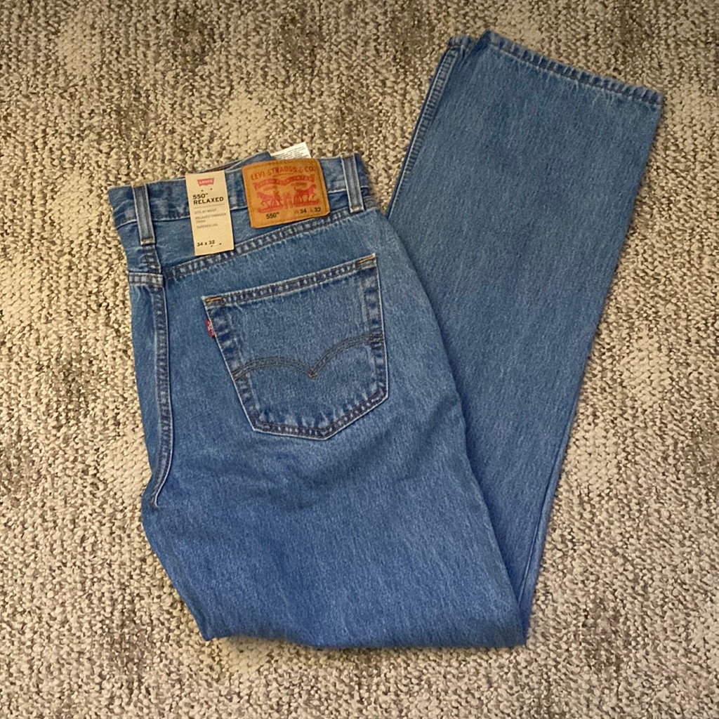 Levis 550 34x32 Mens Jean Brand New With Tags